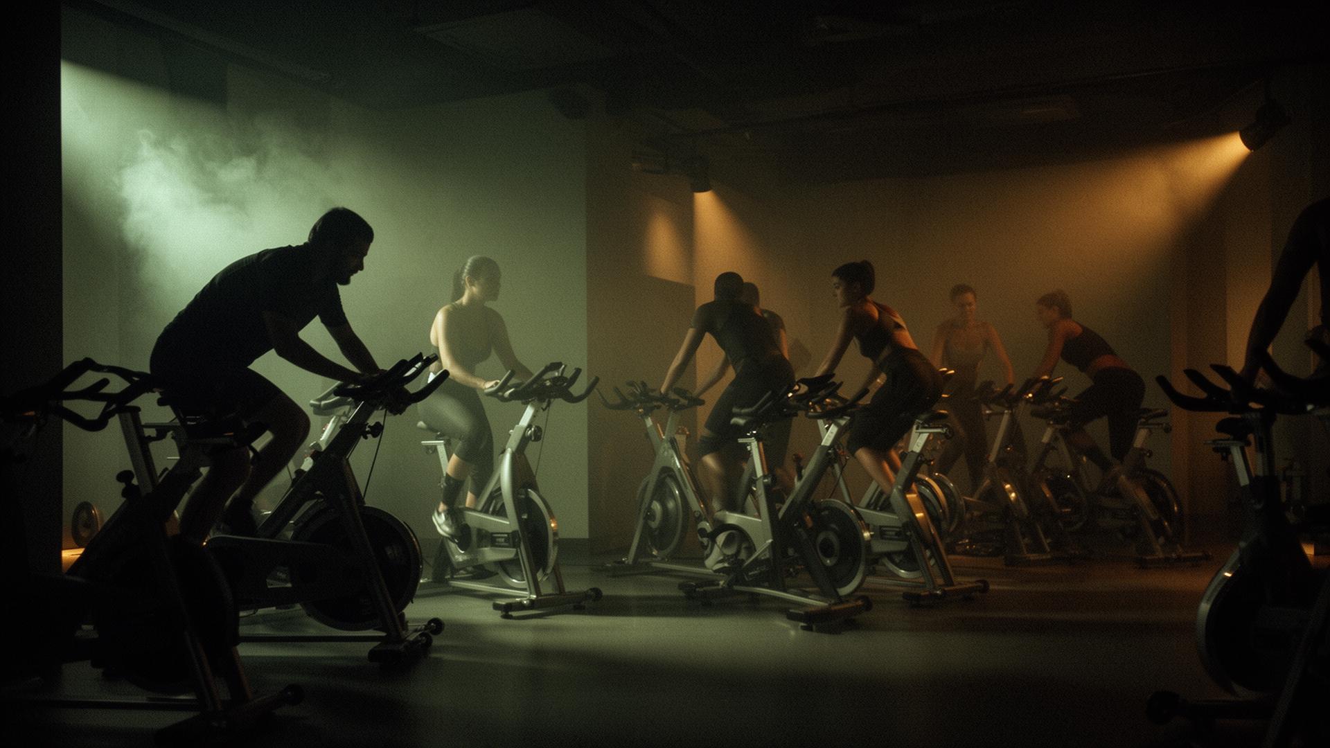 Estúdio de bike indoor Pulse Cycle
